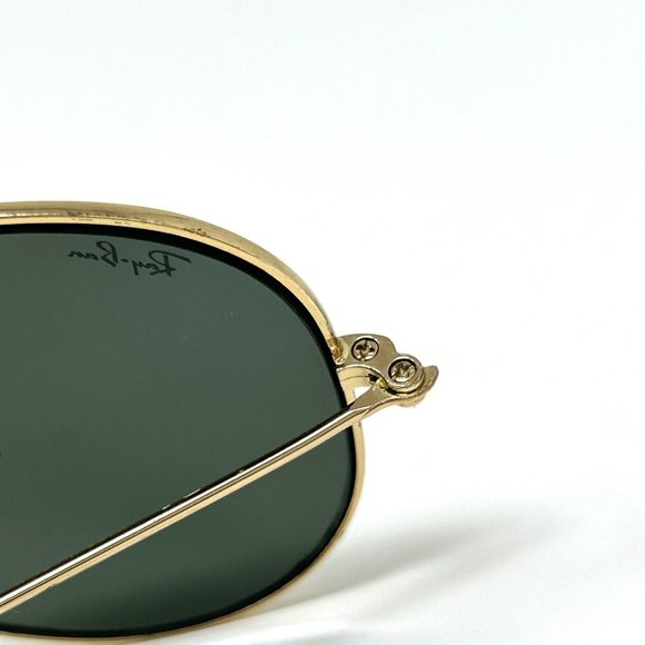 Ray Ban Gold Metal Aviator Sunglasses - RB3025 L0205 58-14-135 Made in Italy main image 12